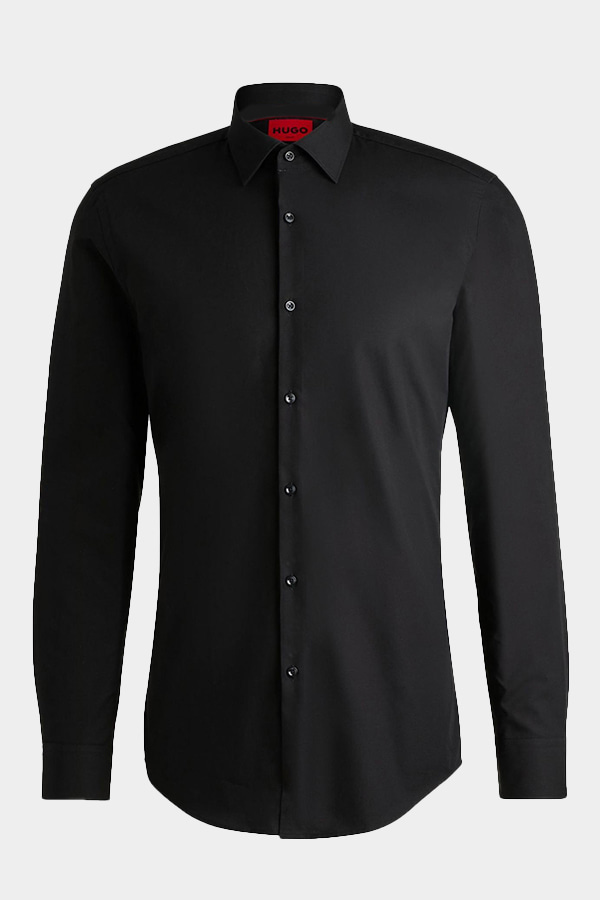 ΠΟΥΚΑΜΙΣΟ HUGO - 001 ΜΑΥΡΟ